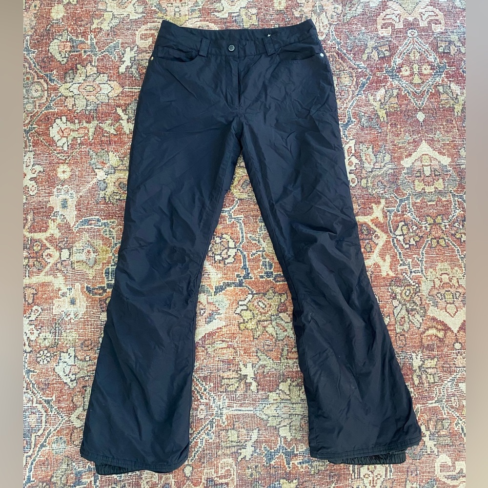 Obermeyer Women's Sugarbush Pant Black Size 6 Long Ski-Pant Snow-Pant Waterproof